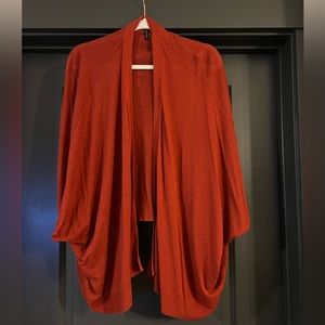 Light burgundy cardigan from Maurice’s